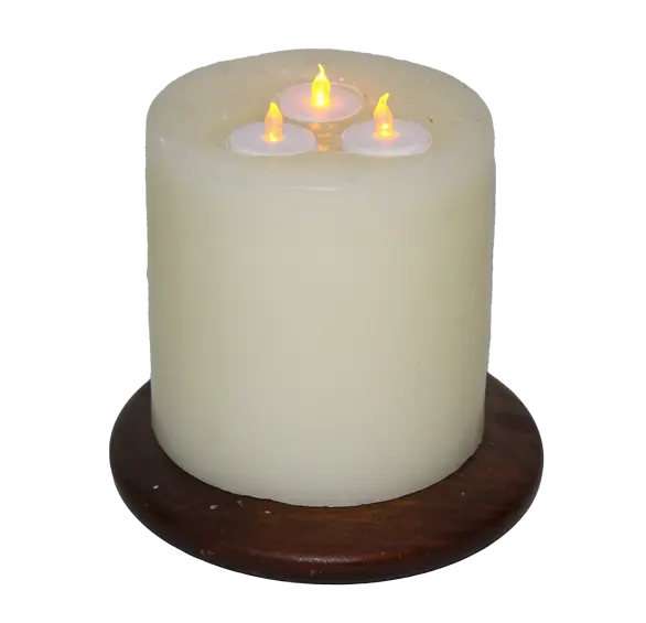 Candle & Plate