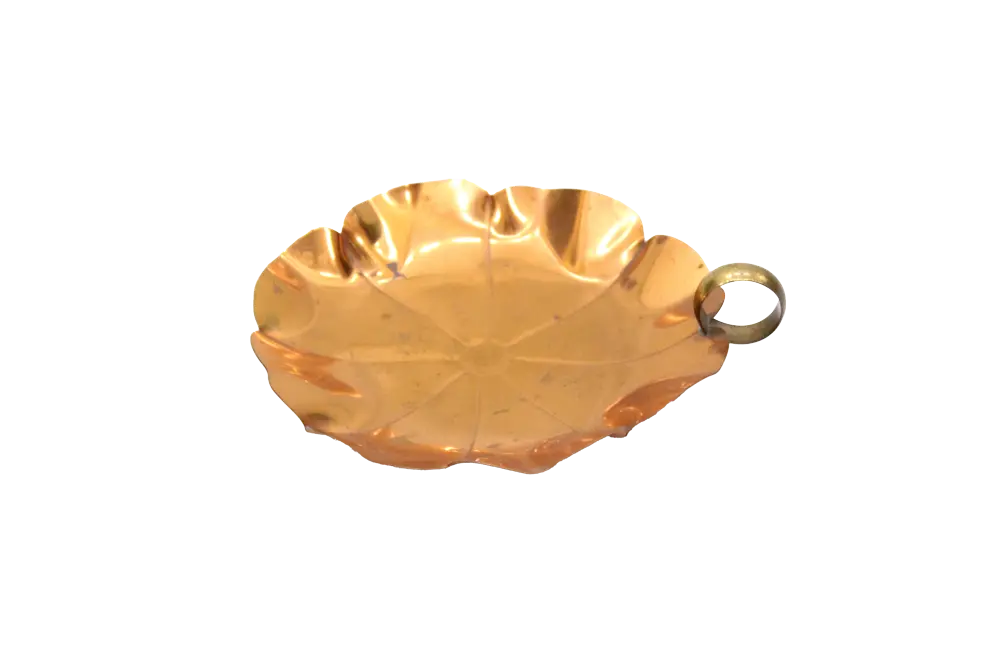 Copper Candle Plate