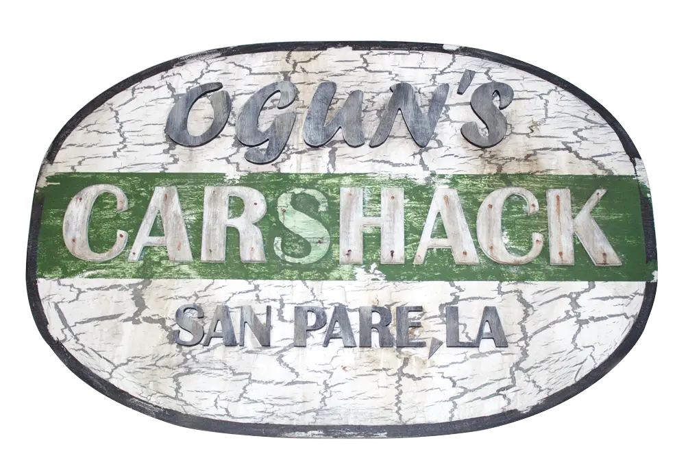 Car Shack Sign