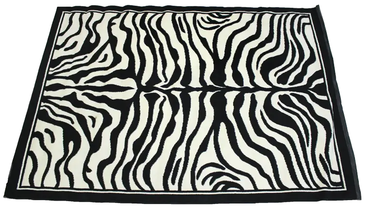 Zebra Print Rug