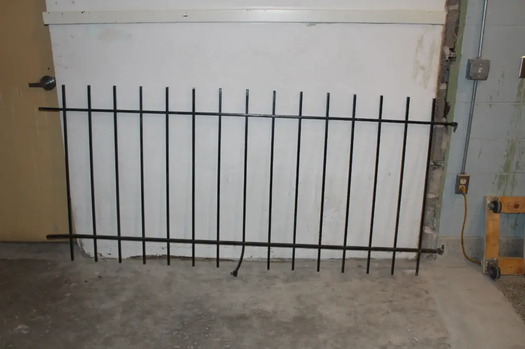 Black Steel Fence