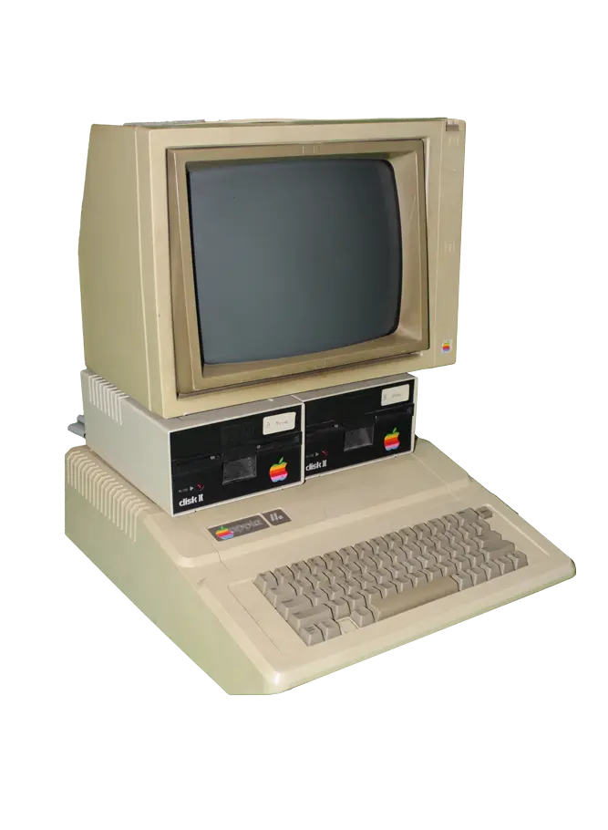 Apple IIe Computer Set