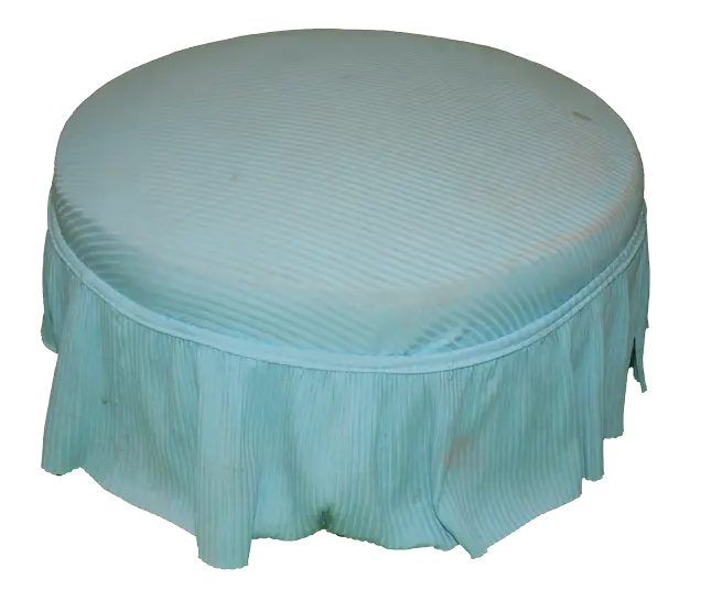 Baby Blue Ottoman