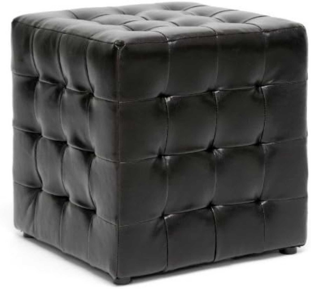 Black Cube Ottoman