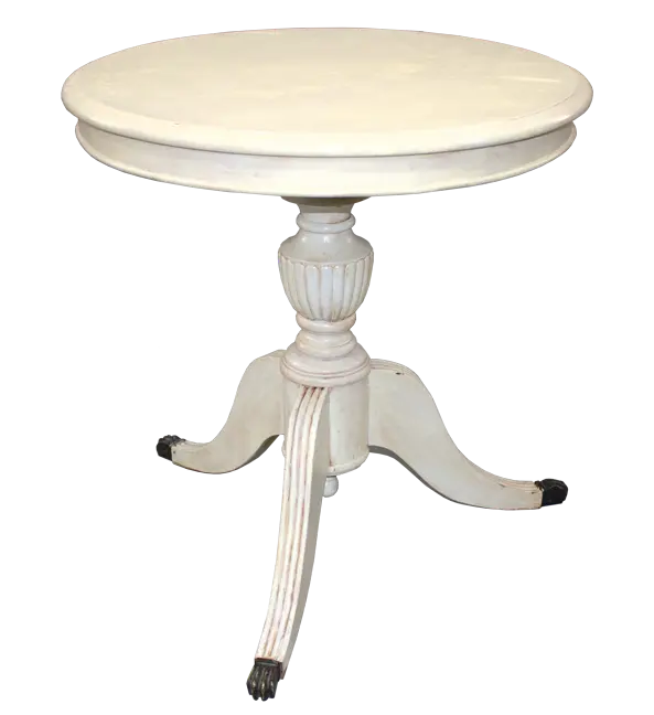 Pedestal Table - White
