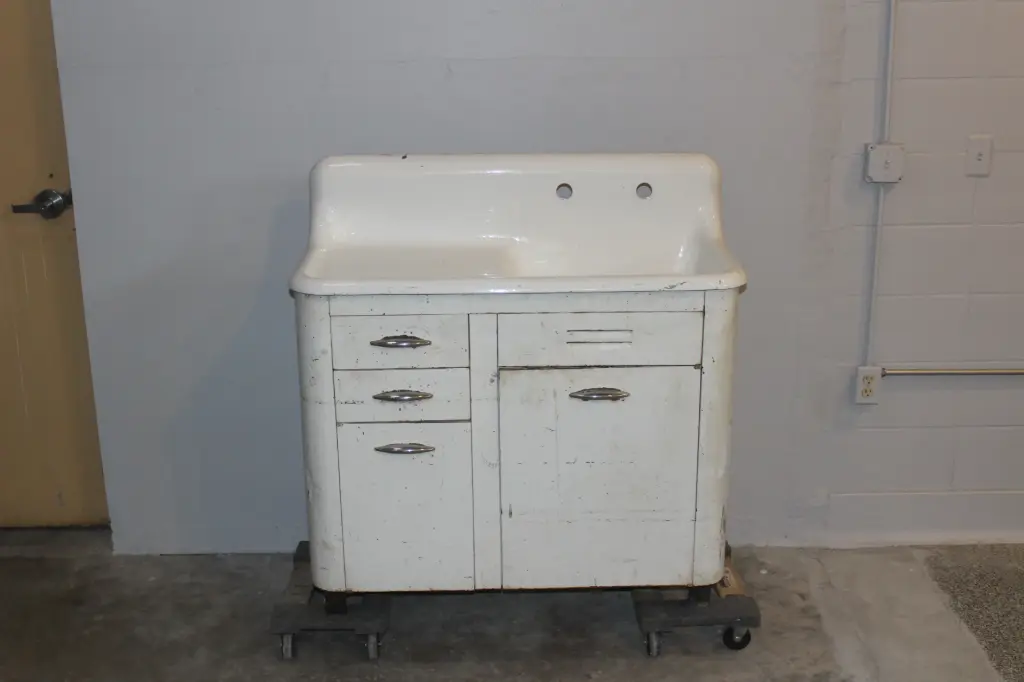 1950s Sink Cabinet