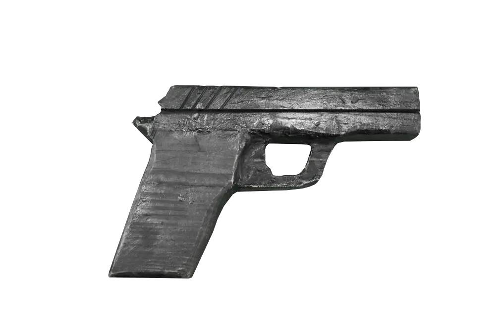 Wood Pistol - 7"