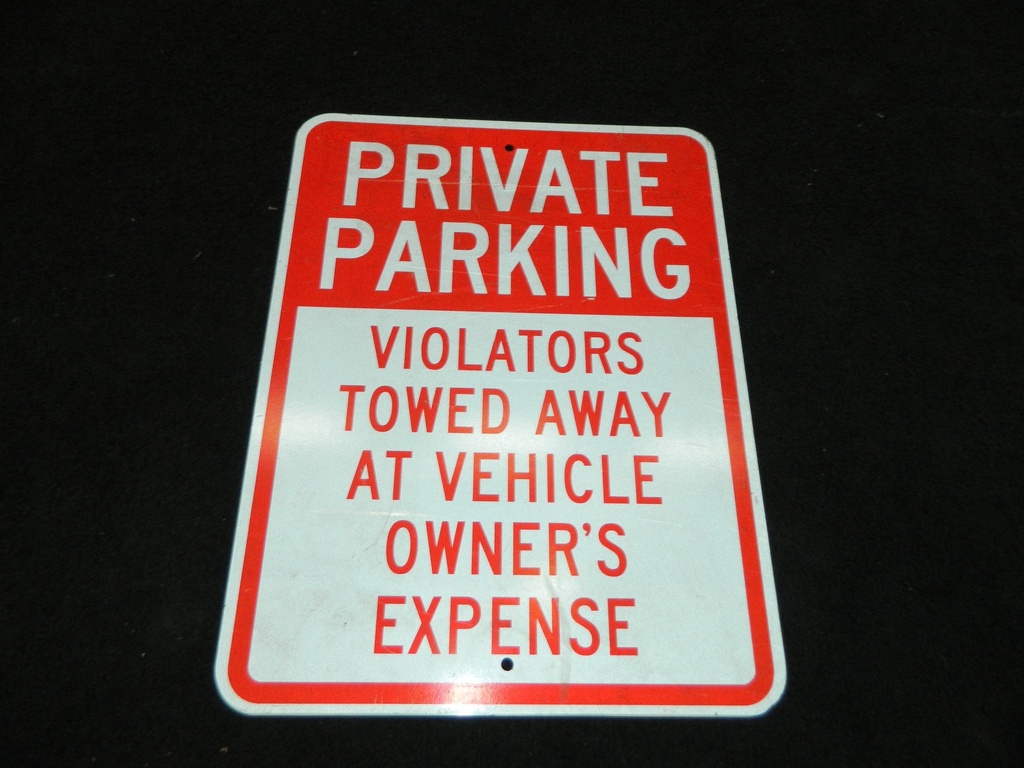 Private Parking Sign