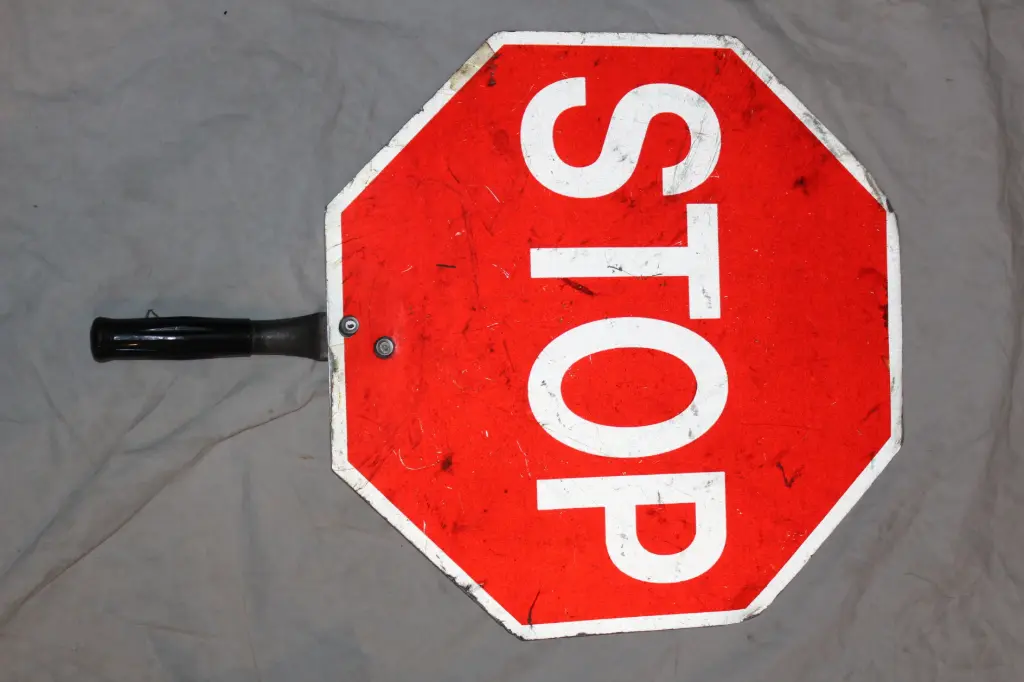 Handheld Stop Sign