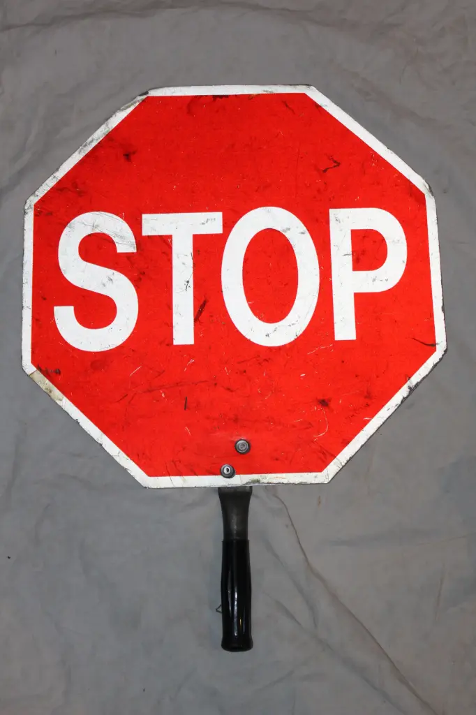 Handheld Stop Sign