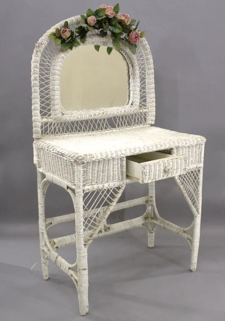 Wicker Vanity