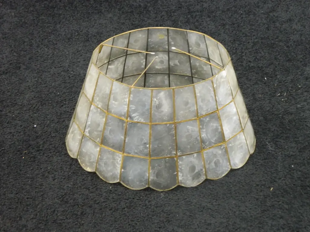 Capiz Shell Lamp Shade