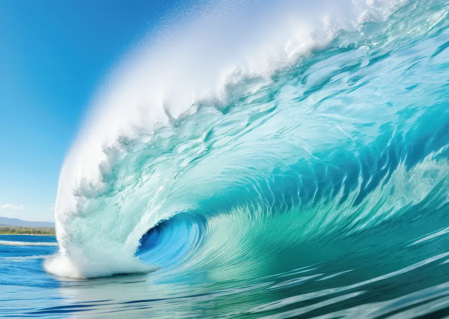 Great Wave Backdrop