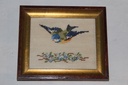 Framed Cross Stitch Bird
