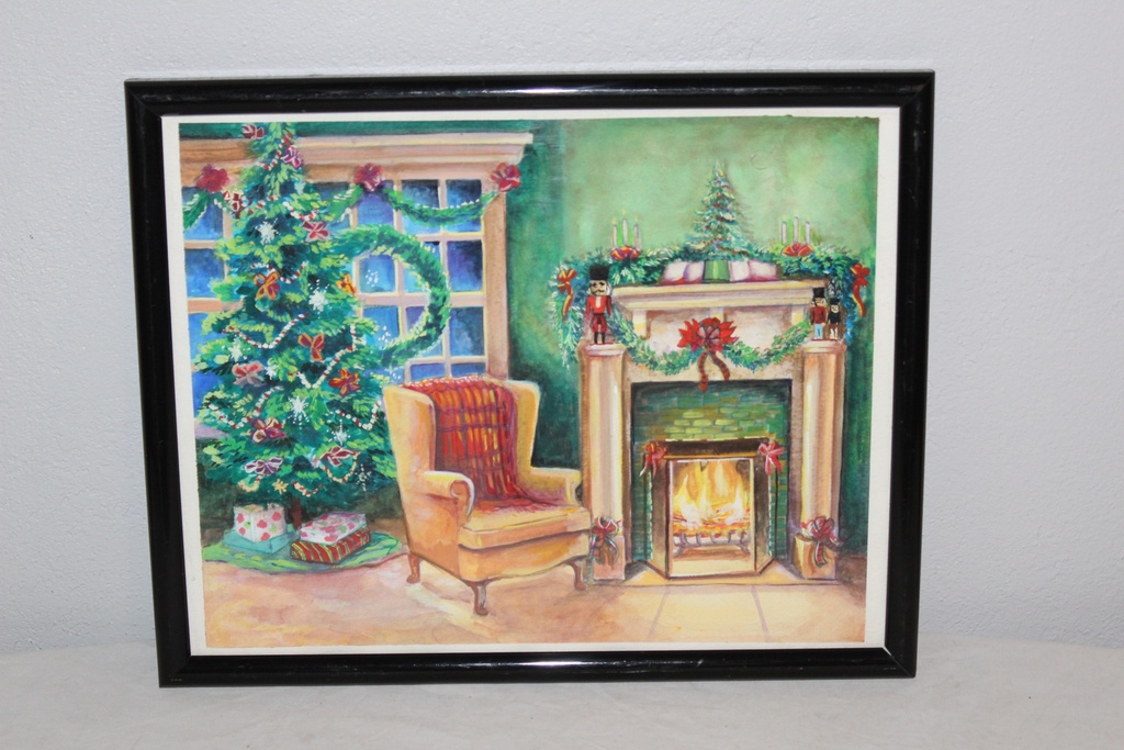 Framed Christmas Art Print