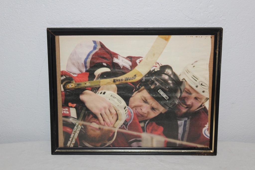 Framed Hockey Photo
