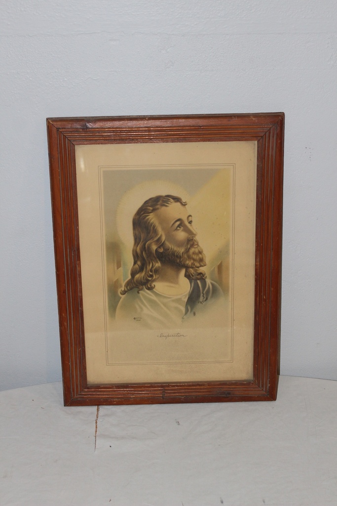 Framed Religious Print