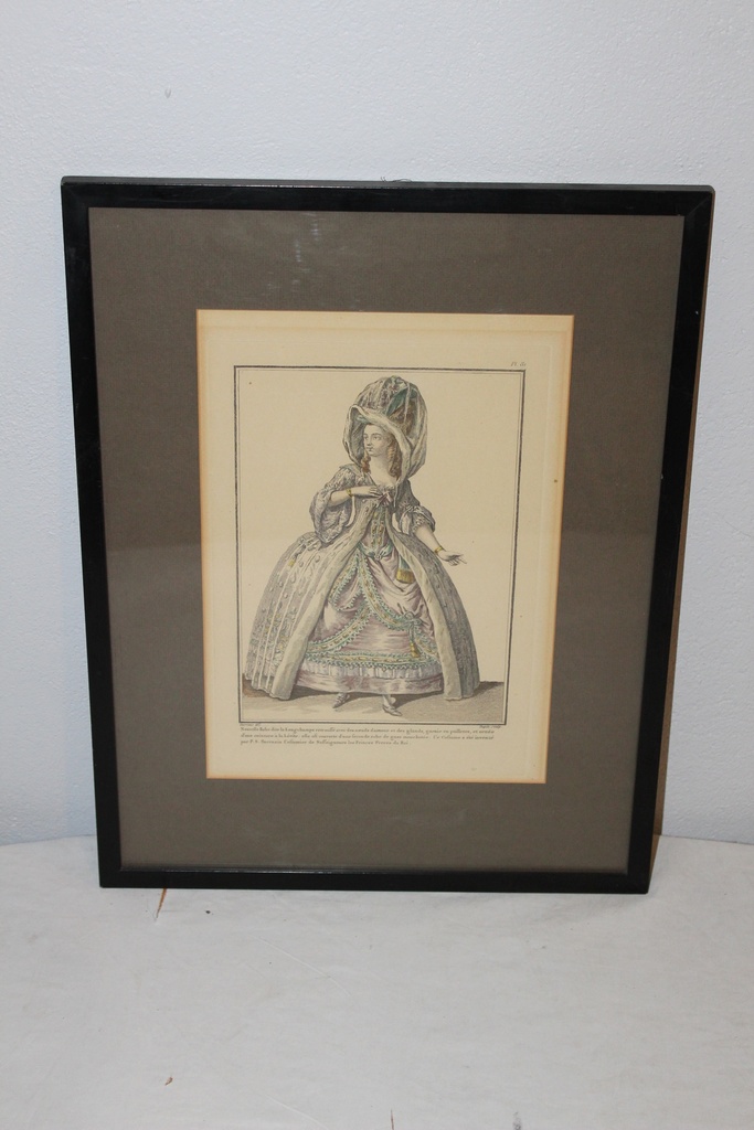 Framed Fashion Illustrations