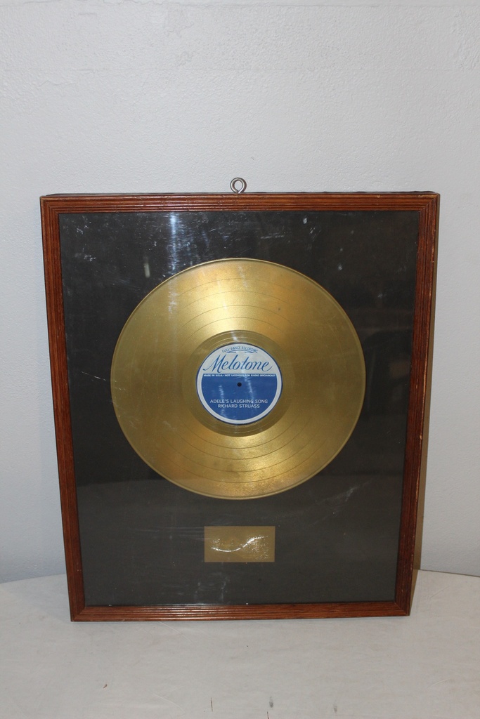 Framed Gold Record