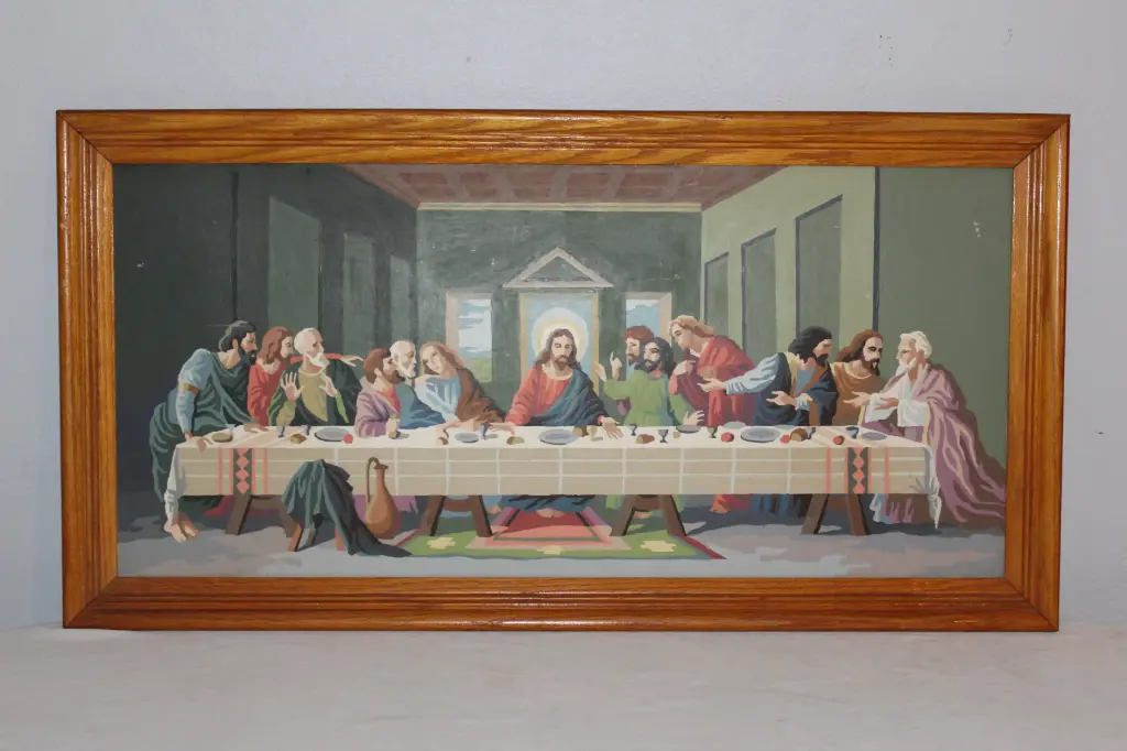 Framed The Last Supper Art Print