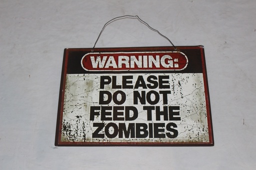 [PDG-002] Zombie Warning Sign