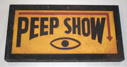 [PDG-024] Peep Show Sign