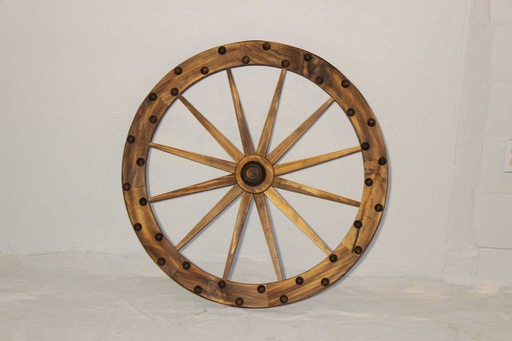 [PDM-049] Wood Burned Wagon Wheel