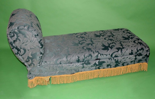 [PFL-023] Brocade Chaise with Fringe