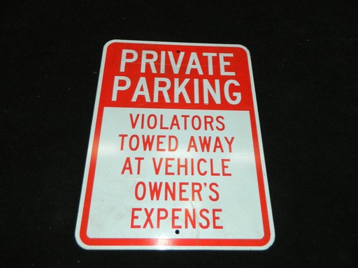 [PDG-051] Private Parking Sign