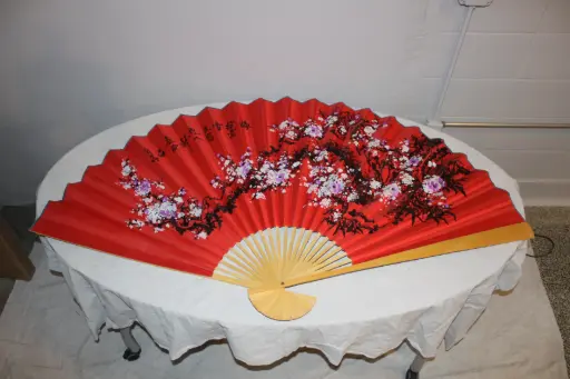 [PPF-004]  Chinese Fan - 36" Red