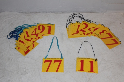 [PDG-110] Spelling Bee Contestant Numbers