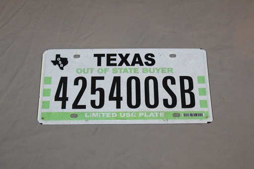 [PDG-116] Texas License Plate