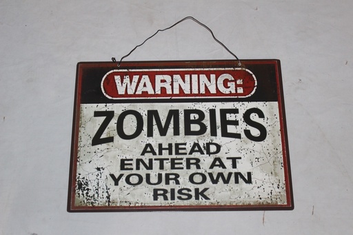 [PDG-128] Zombie Warning Sign