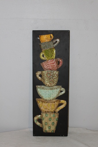 [PDP-007] Stacked Mugs Wall Art