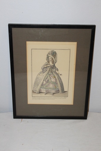 [PDP-139] Framed Fashion Illustrations
